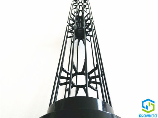 Deux morceaux tiennent le premier rôle la torsion de cage de filtre l'araignée que commune de la cage 110mm de pli de revêtement de silicium mettent en cage la cage de collecteur de poussière d'acier doux
