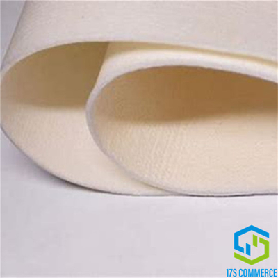 Le sachet filtre de la poussière de feutre de tissu de sachet filtre de feutre de poinçon d'aiguille a senti le feutre non-tissé senti par cage