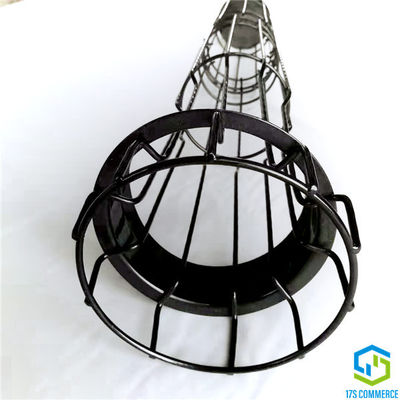 Cage adaptée aux besoins du client de filtre de collecteur galvanisée par diamètre d'acier doux