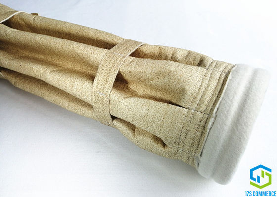 Aramid a senti les sachets filtre plissés des sachets filtre 130mm Baghouse