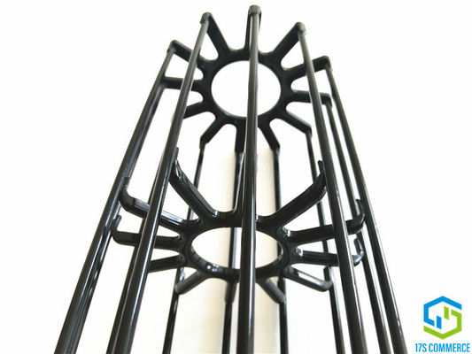 L'araignée de la cage 110mm de pli de revêtement de silicium de cage de filtre d'étoile mettent en cage la cage de collecteur de poussière d'acier doux