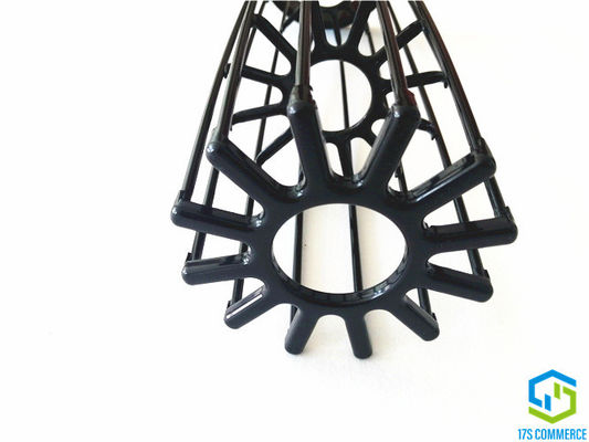 L'araignée de la cage 110mm de pli de revêtement de silicium de cage de filtre d'étoile mettent en cage la cage de collecteur de poussière d'acier doux