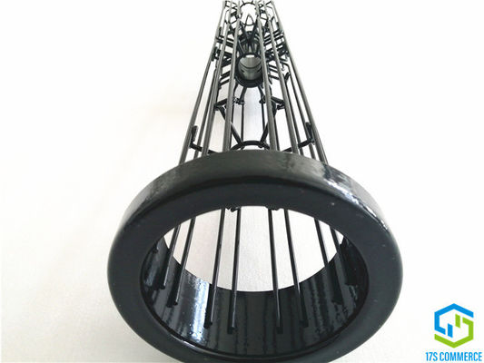 Le revêtement commun global de silicium de cage d'étoile de cage d'araignée de deux sections plissent le revêtement époxyde de la cage 150mm