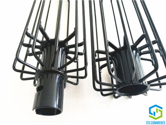 Deux morceaux tiennent le premier rôle la torsion de cage de filtre l'araignée que commune de la cage 110mm de pli de revêtement de silicium mettent en cage la cage de collecteur de poussière d'acier doux