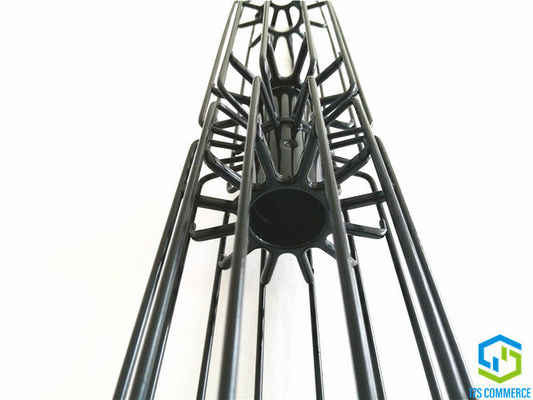 Silicium commun global de cage d'étoile de deux sections enduisant 12 la cage de Chambre de sac d'acier au carbone de cage d'araignée de la cage 120mm de pli