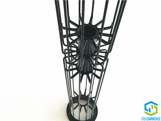 Silicium commun global de cage d'étoile de deux sections enduisant 12 la cage de Chambre de sac d'acier au carbone de cage d'araignée de la cage 120mm de pli