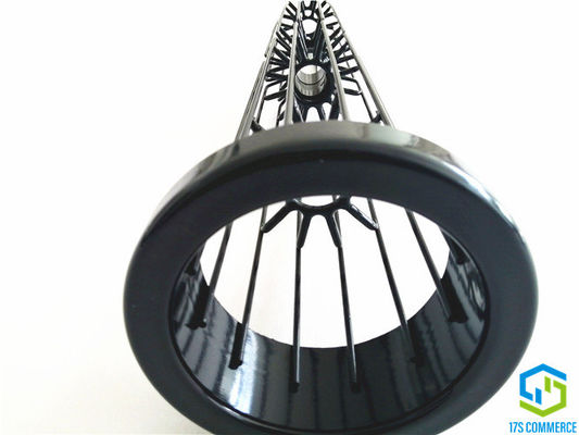 Silicium commun global de cage d'étoile de deux sections enduisant 12 la cage de Chambre de sac d'acier au carbone de cage d'araignée de la cage 120mm de pli