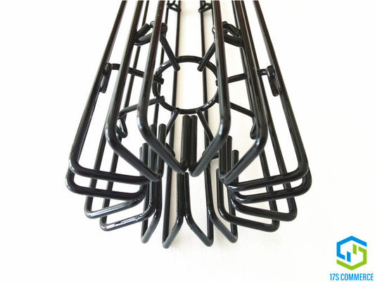Acier doux du chapeau 120mm de pli de cage supérieure démontable de filtre