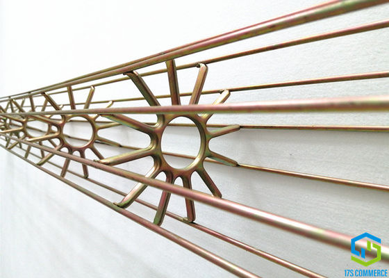 Cages de filtre d'étoile du zingage de chapeau de dessus de fil 110mm