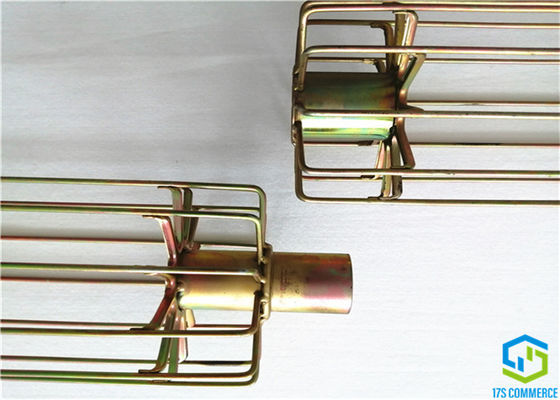 Cages communes de filtre d'étoile de baïonnette de zingage deux morceaux 138mm 12 Ray