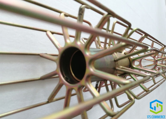 Cages communes de filtre d'étoile de baïonnette de zingage deux morceaux 138mm 12 Ray