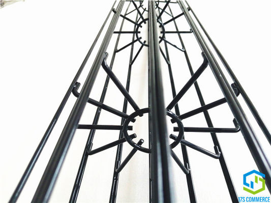Q235 110mm 12 plis filtrent le cadre de sac de Venturi de cage