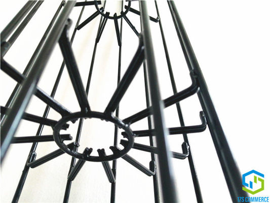 La double poussière de cage d'araignée de plis de la cage 12 de pli de revêtement de silicium de cage de filtre d'étoile de l'araignée 138mm de fil rassemblent la cage