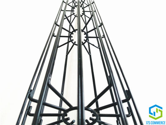 Double cage de collecteur de poussière de cage d'araignée de plis de la cage 12 de pli de revêtement de silicium de cage d'étoile du fil 110mm