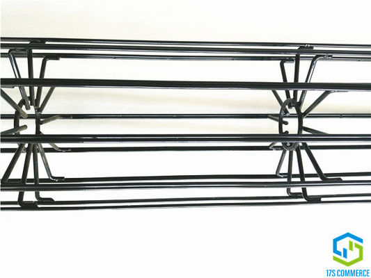 Double cage de collecteur de poussière de cage d'araignée de plis de la cage 12 de pli de revêtement de silicium de cage d'étoile du fil 110mm