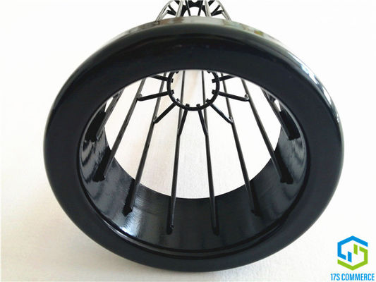 Cage de collecteur de poussière de cage d'araignée de plis de la cage 12 de pli de revêtement de silicium de cage d'étoile de l'araignée 110mm de fil