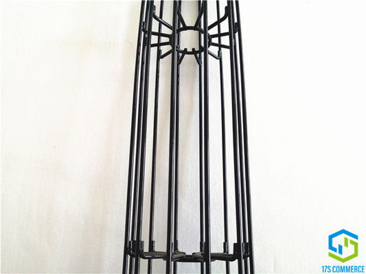 Cage de collecteur de poussière de cage d'araignée de plis de la cage 12 de pli de revêtement de silicium de cage d'étoile de l'araignée 110mm de fil