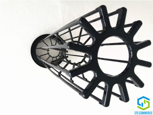 Cage de collecteur de poussière de cage d'araignée de plis de la cage 12 de pli de revêtement de silicium de cage d'étoile de l'araignée 110mm de fil