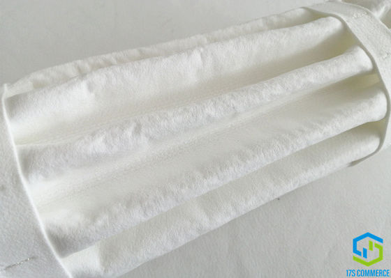 La manchette plissée de joint de 8 160mm a senti le matériel de polyester de sachet filtre