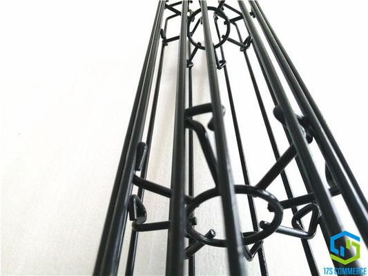 138mm 144mm 8 cages de filtre de Baghouse de polyester de pli
