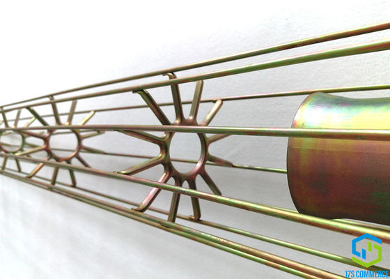 Le filtre à manches acrylique d'étoile de 12 plis met en cage des cages de Chambre de sac