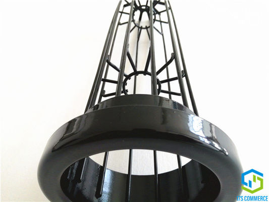 12 le filtre d'acier doux Baghouse du pli Q235 met en cage la cage de sac d'étoile de PTFE